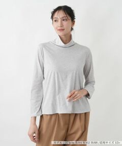 Leilian PLUS HOUSE / レリアンプラスハウス カットソー | タートルネックプルオーバー【SORAGE】