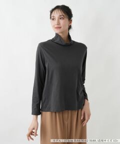 Leilian PLUS HOUSE / レリアンプラスハウス カットソー | タートルネックプルオーバー【SORAGE】