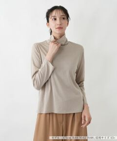 Leilian PLUS HOUSE / レリアンプラスハウス カットソー | タートルネックプルオーバー【SORAGE】