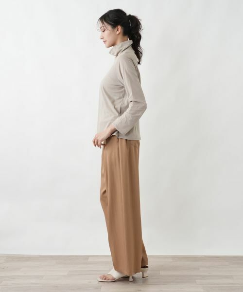 Leilian PLUS HOUSE / レリアンプラスハウス カットソー | タートルネックプルオーバー【SORAGE】 | 詳細2