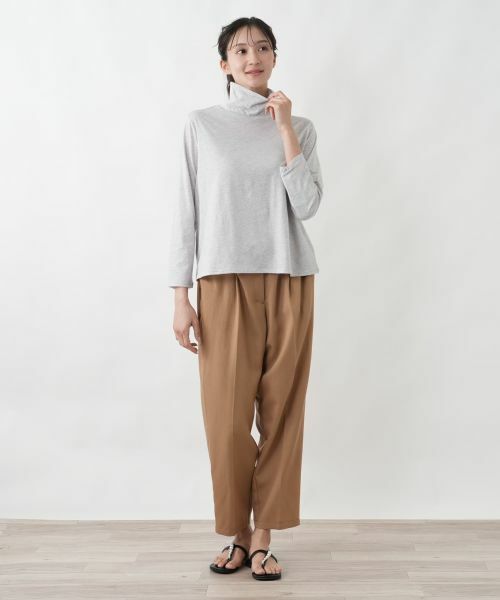 Leilian PLUS HOUSE / レリアンプラスハウス カットソー | タートルネックプルオーバー【SORAGE】 | 詳細7
