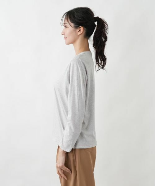 Leilian PLUS HOUSE / レリアンプラスハウス カットソー | ラウンドネックプルオーバー【SORAGE】 | 詳細11