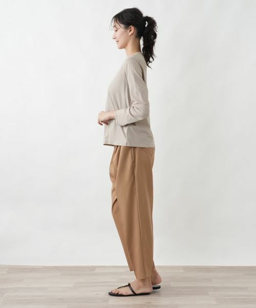Leilian PLUS HOUSE / レリアンプラスハウス カットソー | ラウンドネックプルオーバー【SORAGE】 | 詳細5