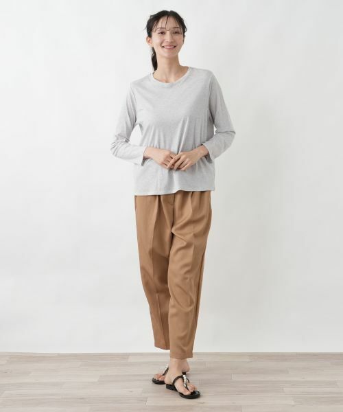 Leilian PLUS HOUSE / レリアンプラスハウス カットソー | ラウンドネックプルオーバー【SORAGE】 | 詳細7