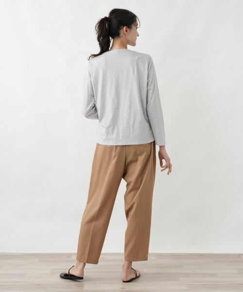 Leilian PLUS HOUSE / レリアンプラスハウス カットソー | ラウンドネックプルオーバー【SORAGE】 | 詳細9