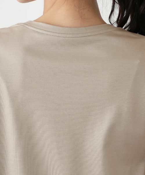 Leilian PLUS HOUSE / レリアンプラスハウス Tシャツ | レース箔プリントTシャツ【SORAGE】 | 詳細8