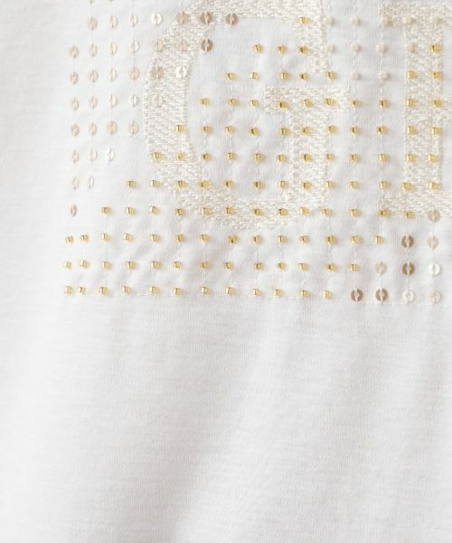 Leilian PLUS HOUSE / レリアンプラスハウス Tシャツ | スパングル＆ビーズ刺繍Tシャツ【SORAGE】 | 詳細28