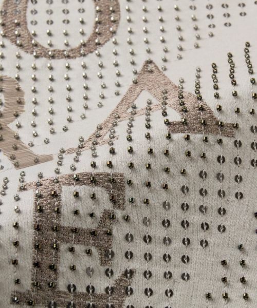 Leilian PLUS HOUSE / レリアンプラスハウス Tシャツ | スパングル＆ビーズ刺繍Tシャツ【SORAGE】 | 詳細4