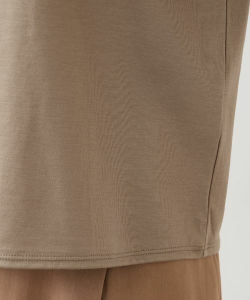 Leilian PLUS HOUSE / レリアンプラスハウス カットソー | 刺繍フレンチスリーブジャージプルオーバー【SORAGE】 | 詳細13