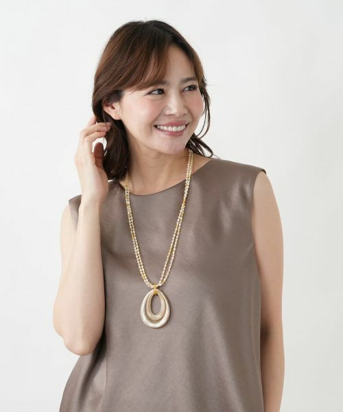 Leilian PLUS HOUSE / レリアンプラスハウス ネックレス・ペンダント・チョーカー | オーバルペンダント | 詳細3