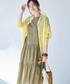 Leilian PLUS HOUSE / レリアンプラスハウス カーディガン・ボレロ | シアーカーディガン【SORAGE】