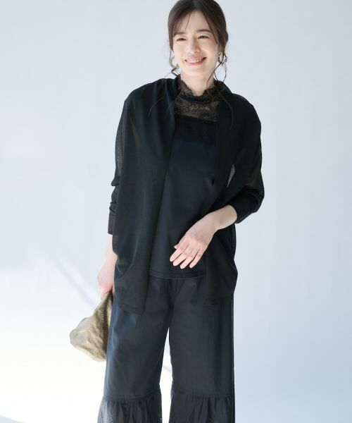 Leilian PLUS HOUSE / レリアンプラスハウス カーディガン・ボレロ | シアーカーディガン【SORAGE】 | 詳細10