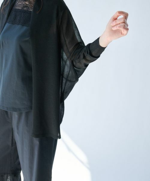 Leilian PLUS HOUSE / レリアンプラスハウス カーディガン・ボレロ | シアーカーディガン【SORAGE】 | 詳細12