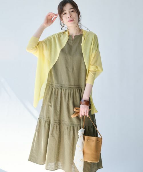 Leilian PLUS HOUSE / レリアンプラスハウス カーディガン・ボレロ | シアーカーディガン【SORAGE】 | 詳細2