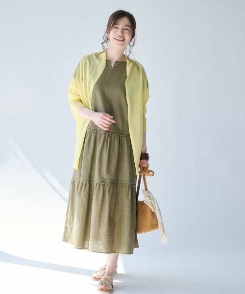 Leilian PLUS HOUSE / レリアンプラスハウス カーディガン・ボレロ | シアーカーディガン【SORAGE】 | 詳細3