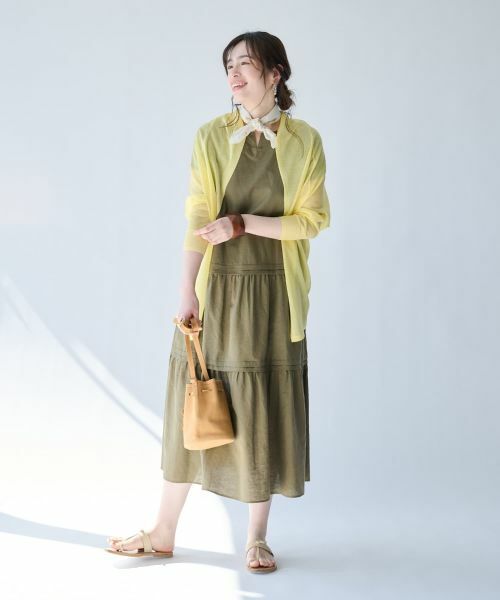 Leilian PLUS HOUSE / レリアンプラスハウス カーディガン・ボレロ | シアーカーディガン【SORAGE】 | 詳細5