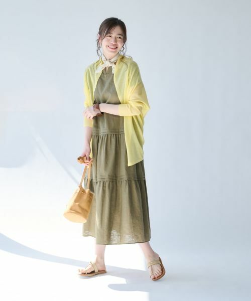 Leilian PLUS HOUSE / レリアンプラスハウス カーディガン・ボレロ | シアーカーディガン【SORAGE】 | 詳細6