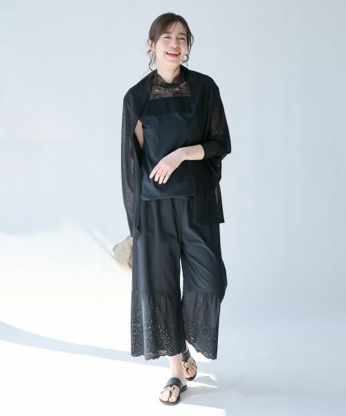 Leilian PLUS HOUSE / レリアンプラスハウス カーディガン・ボレロ | シアーカーディガン【SORAGE】 | 詳細8