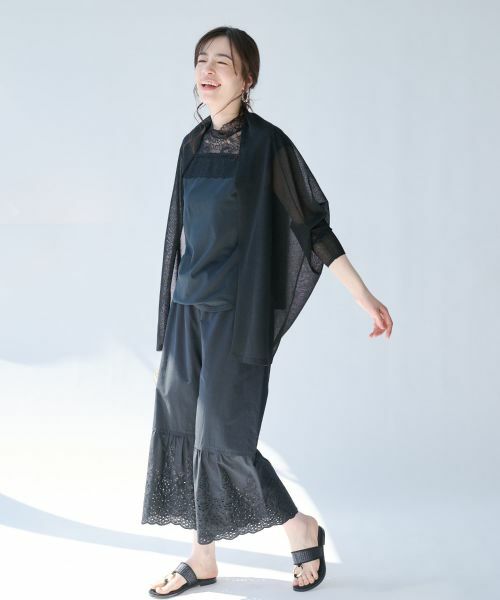 Leilian PLUS HOUSE / レリアンプラスハウス カーディガン・ボレロ | シアーカーディガン【SORAGE】 | 詳細9