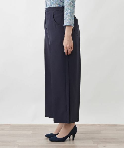 Leilian PLUS HOUSE / レリアンプラスハウス その他パンツ | サイドオープンワイドパンツ【大妻女子大学コラボ商品】 | 詳細5