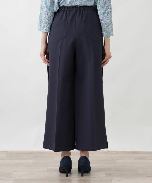 Leilian PLUS HOUSE / レリアンプラスハウス その他パンツ | サイドオープンワイドパンツ【大妻女子大学コラボ商品】 | 詳細6
