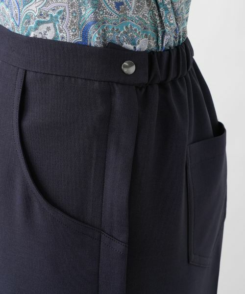 Leilian PLUS HOUSE / レリアンプラスハウス その他パンツ | サイドオープンワイドパンツ【大妻女子大学コラボ商品】 | 詳細9