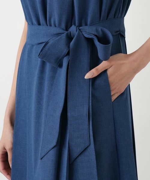 Leilian PLUS HOUSE / レリアンプラスハウス ドレス | サイドプリーツワンピース【大妻女子大学コラボ商品】 | 詳細11