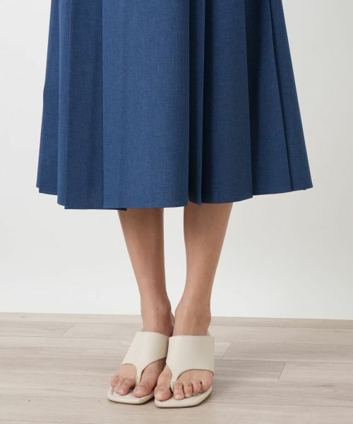 Leilian PLUS HOUSE / レリアンプラスハウス ドレス | サイドプリーツワンピース【大妻女子大学コラボ商品】 | 詳細12