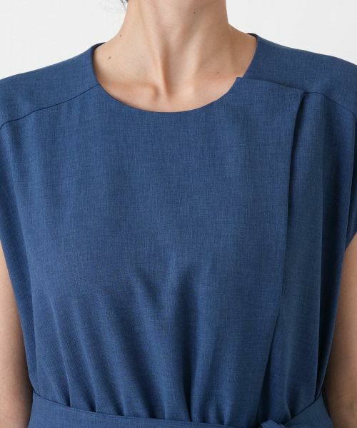 Leilian PLUS HOUSE / レリアンプラスハウス ドレス | サイドプリーツワンピース【大妻女子大学コラボ商品】 | 詳細8