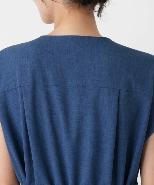 Leilian PLUS HOUSE / レリアンプラスハウス ドレス | サイドプリーツワンピース【大妻女子大学コラボ商品】 | 詳細9