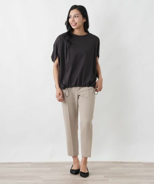 Leilian PLUS HOUSE / レリアンプラスハウス カットソー | スリーブスリットプルオーバー【プラス企画】 | 詳細1