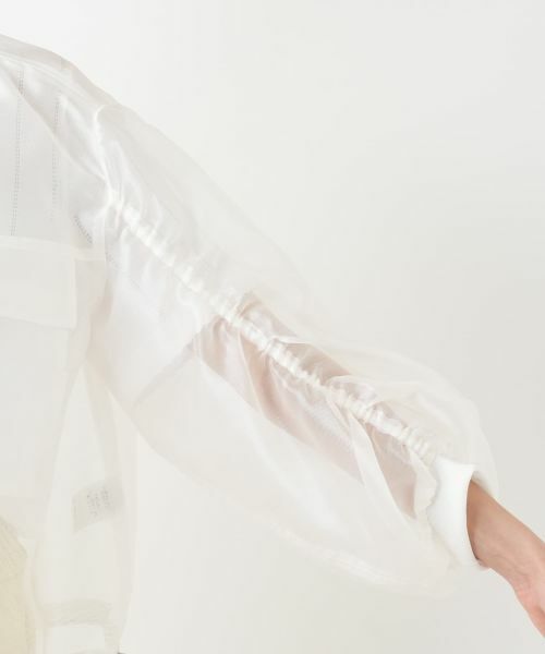 Leilian PLUS HOUSE / レリアンプラスハウス その他アウター | シアーボリュームスリーブブルゾン【NEMIKA】 | 詳細16