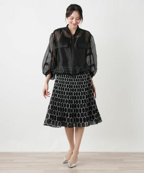 Leilian PLUS HOUSE / レリアンプラスハウス その他アウター | シアーボリュームスリーブブルゾン【NEMIKA】 | 詳細4