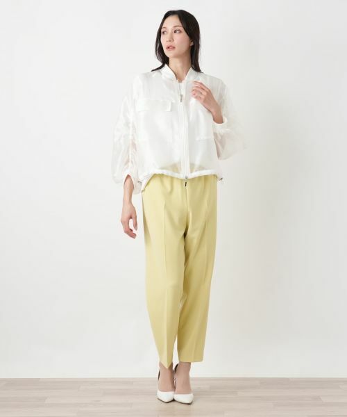 Leilian PLUS HOUSE / レリアンプラスハウス その他アウター | シアーボリュームスリーブブルゾン【NEMIKA】 | 詳細7