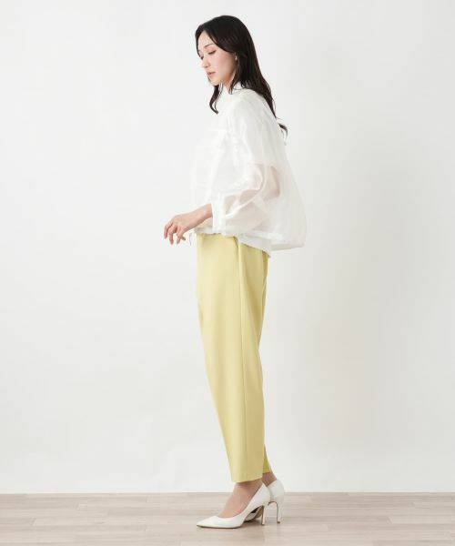 Leilian PLUS HOUSE / レリアンプラスハウス その他アウター | シアーボリュームスリーブブルゾン【NEMIKA】 | 詳細8