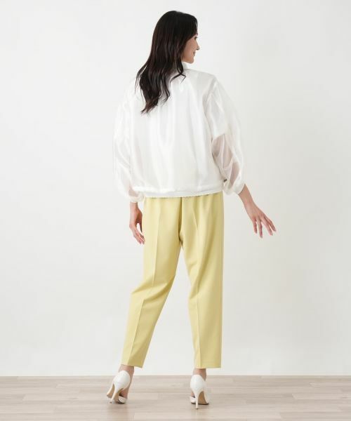 Leilian PLUS HOUSE / レリアンプラスハウス その他アウター | シアーボリュームスリーブブルゾン【NEMIKA】 | 詳細9