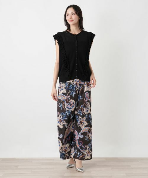 Leilian PLUS HOUSE / レリアンプラスハウス テーラードジャケット | フリルニットベスト【NEMIKA】 | 詳細1