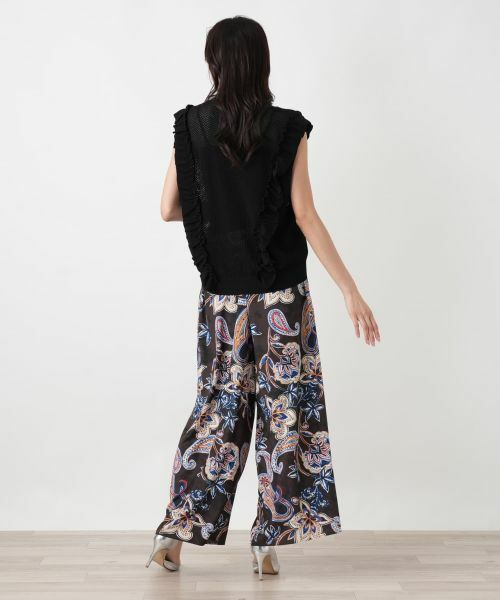 Leilian PLUS HOUSE / レリアンプラスハウス テーラードジャケット | フリルニットベスト【NEMIKA】 | 詳細3