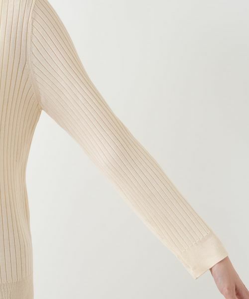 Leilian PLUS HOUSE / レリアンプラスハウス ニット・セーター | 襟付きリブニット【BOURGE】 | 詳細15