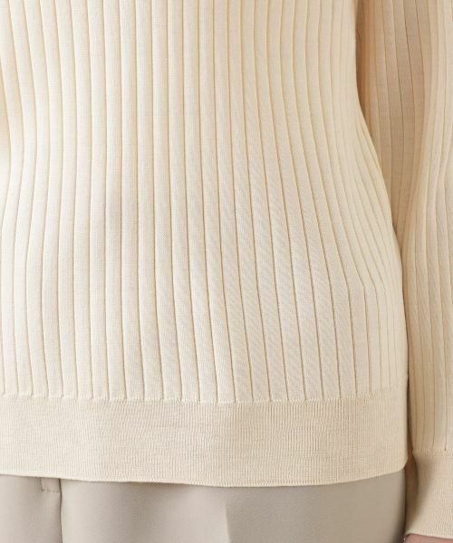 Leilian PLUS HOUSE / レリアンプラスハウス ニット・セーター | 襟付きリブニット【BOURGE】 | 詳細16