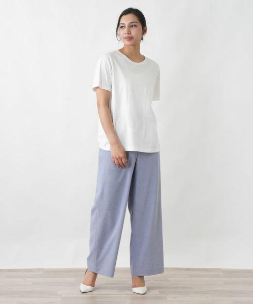 Leilian PLUS HOUSE / レリアンプラスハウス Tシャツ | 花柄カットソー【ROCHAS Premiere】 | 詳細4