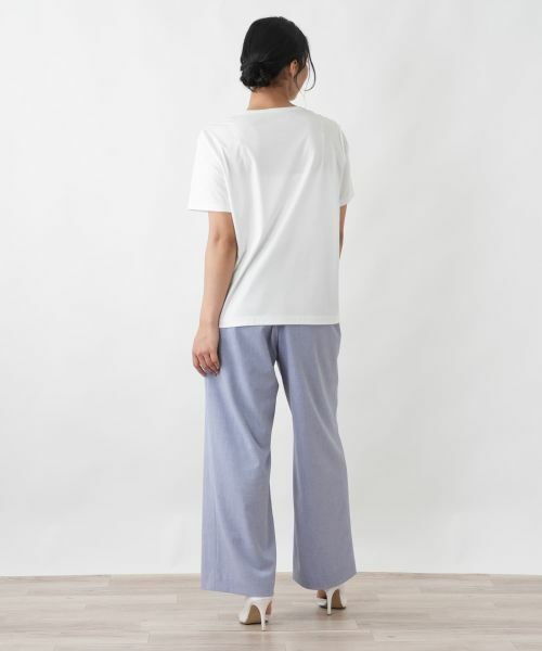 Leilian PLUS HOUSE / レリアンプラスハウス Tシャツ | 花柄カットソー【ROCHAS Premiere】 | 詳細6