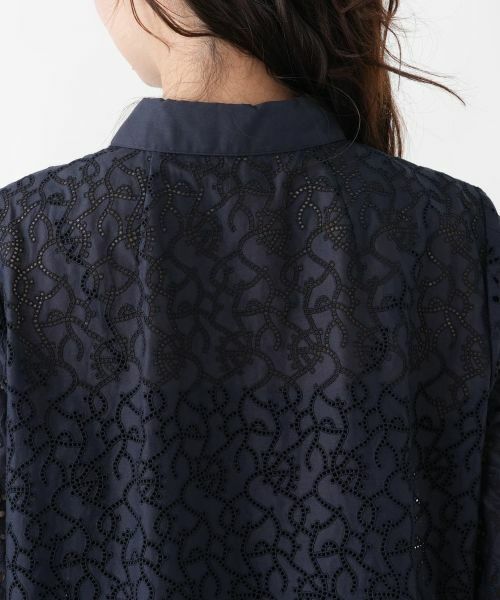 Leilian PLUS HOUSE / レリアンプラスハウス シャツ・ブラウス | カットワークレースチュニック | 詳細13