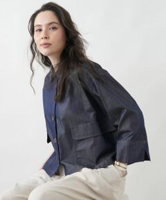 Leilian PLUS HOUSE / レリアンプラスハウス シャツ・ブラウス | ワイドスリーブジャケット風ブラウス