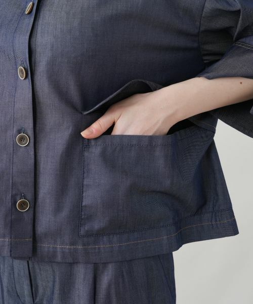 Leilian PLUS HOUSE / レリアンプラスハウス シャツ・ブラウス | ワイドスリーブジャケット風ブラウス | 詳細15