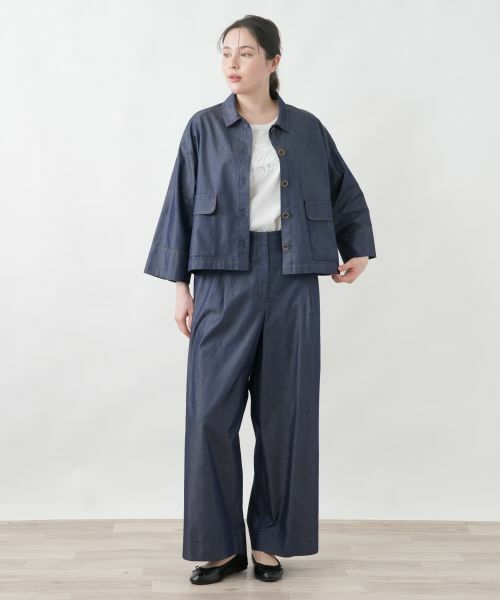 Leilian PLUS HOUSE / レリアンプラスハウス シャツ・ブラウス | ワイドスリーブジャケット風ブラウス | 詳細6