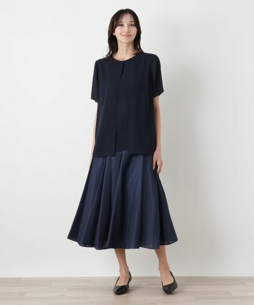 Leilian PLUS HOUSE / レリアンプラスハウス ミニ・ひざ丈スカート | フレアスカート | 詳細1