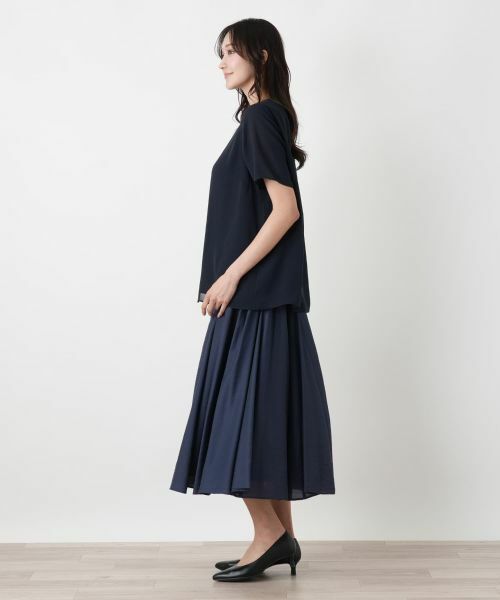 Leilian PLUS HOUSE / レリアンプラスハウス ミニ・ひざ丈スカート | フレアスカート | 詳細2