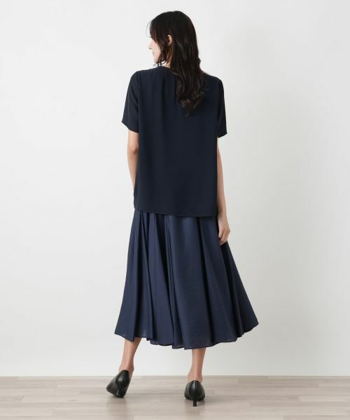 Leilian PLUS HOUSE / レリアンプラスハウス ミニ・ひざ丈スカート | フレアスカート | 詳細3