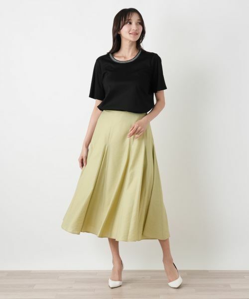 Leilian PLUS HOUSE / レリアンプラスハウス ミニ・ひざ丈スカート | フレアスカート | 詳細4